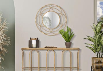 WAND MIRRO VALENCIA CM Ø 60X3, Huis en Inrichting, Woonaccessoires | Spiegels, Ophalen of Verzenden, Nieuw