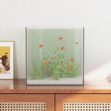 vidaXL Aquarium met opslag Doorzichtig 30 x 30 x 30 cm Glas, Dieren en Toebehoren, Verzenden, Nieuw