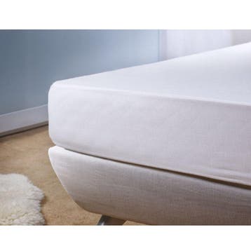 Molton Hoeslaken 180x200 cm - Wit, Huis en Inrichting, Nieuw