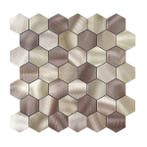 Zelfklevend Mozaïek Hexagon Champagne, Nieuw