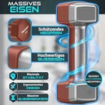 Dumbells set - Gewichten set - Halterset - 12 kg - Zwart - R, Sport en Fitness, Verzenden, Zo goed als nieuw