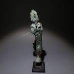Oud-Egyptisch Brons Osiris-godsculptuur. 14,5 cm hoog. Late