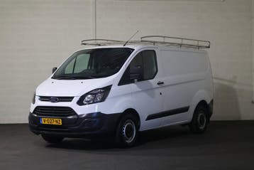 Ford Transit Custom 2.0 TDCI L1 H1 Airco Imperiaal, Stof, Gebruikt, Euro 6, Wit