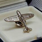 18 karaat - Witgoud - Broche - Vintage