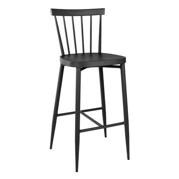 Bolero Windsor Aluminium Zwarte Hoge Krukken (Pak Van 2), Verzenden, Nieuw in verpakking