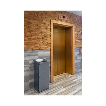 Janibell T330 Afvalbak 75,7 ltr - metallic zilver, Verzenden, Nieuw