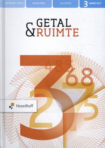 Getal  Ruimte 3 vmbo KGT leerboek deel 1 9789001575854, Boeken, Verzenden, Zo goed als nieuw