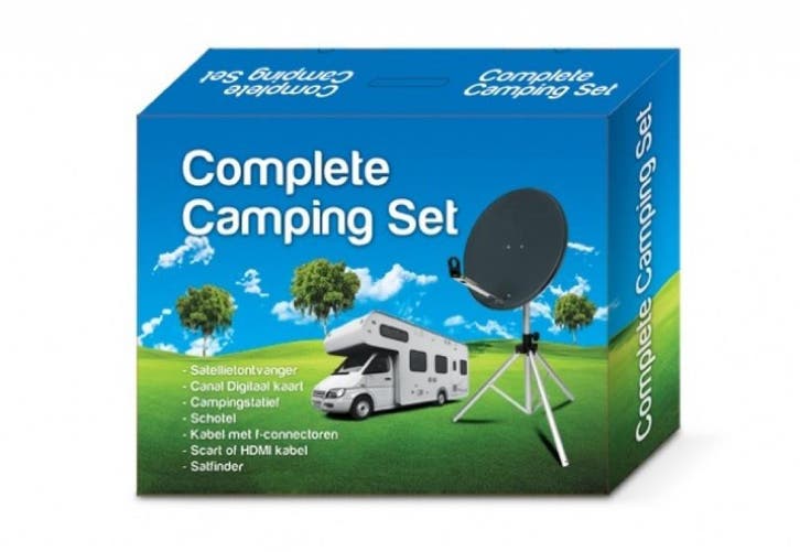 Camping Schotelset HD, Audio, Tv en Foto, Overige Audio, Tv en Foto, Nieuw, Ophalen of Verzenden