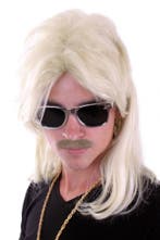 Pruik met Mat Blond, Verzenden, Nieuw