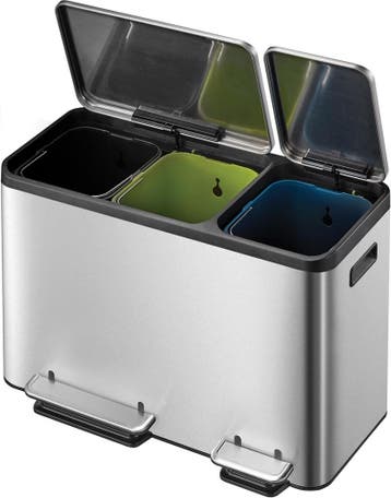 Eko EKO - Ecocasa pedaalemmer - 3 x 15 l, Ophalen of Verzenden