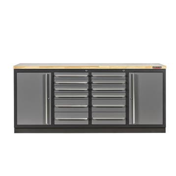 Professionele werkbank – montagetafel 215 x 70 x 95 cm. met, Doe-het-zelf en Verbouw, Werkbanken, Ophalen of Verzenden, Nieuw
