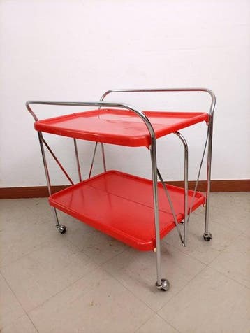 Casaconfort - Serveerwagen - ellips - ABS - Vouwbaar