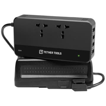 TetherTools ONsite D-Tap To AC Power Supply 220V, Computers en Software, Pc- en Netwerkkabels, Ophalen of Verzenden, Nieuw