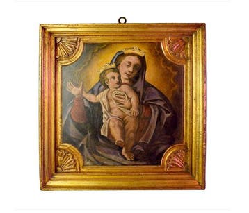 Italiaanse school (XIX) - Vergine Madre con Bambino, Nostra