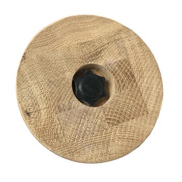 Eiken ronde tafelpoot 72,5 cm van massief hout  Ø12 cm - set, Ophalen of Verzenden, Nieuw