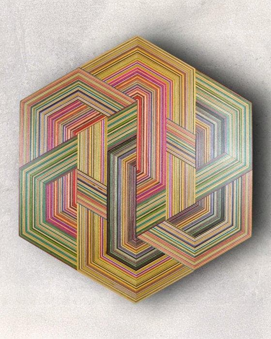 Danilo Nedi - Focused Skateboard Woodworks - Waste deep ~, Antiek en Kunst, Kunst | Designobjecten