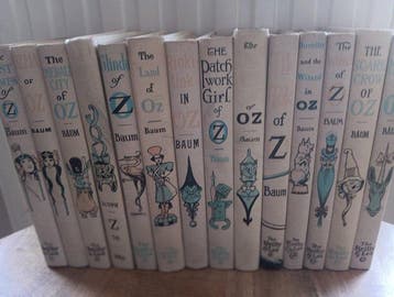 Frank Baum - Complete Oz Books - Full Set of 14 White