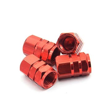 Lampa Hexagonal geanodiseerd aluminium ventieldopjes 4 stuks, Ophalen of Verzenden, Nieuw