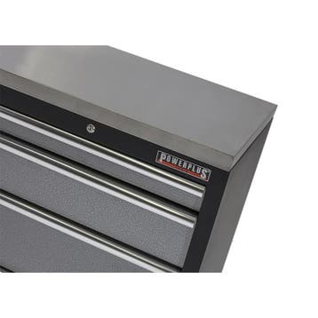 MDF werkblad met RVS plaat omkleed 136 x 46 x 3,6 cm voor, Doe-het-zelf en Verbouw, Werkbanken, Ophalen of Verzenden, Nieuw