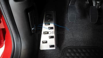 Voetsteun links ter bescherming van slijtage auto tapijt rvs, Ophalen of Verzenden, Nieuw, Porsche