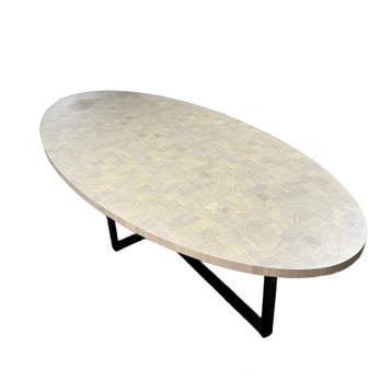 bert plantagie Eettafel Eris Ovaal - Ongebruikt, Huis en Inrichting, Tafels | Eettafels, 50 tot 100 cm, Eikenhout, Ophalen of Verzenden