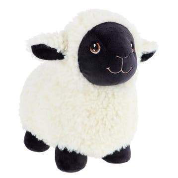 Keel Toys schaap knuffel - pluche - wit/zwart - 25 cm, Verzenden, Nieuw