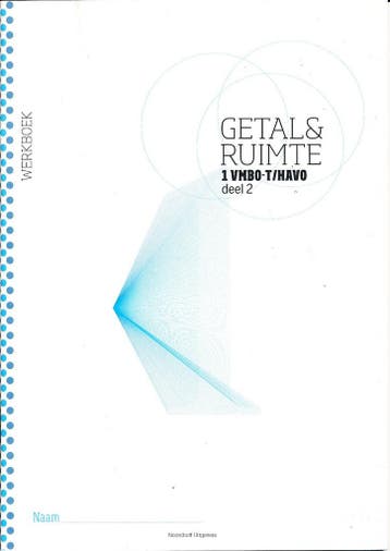 Getal en Ruimte 1 Werkboek deel 2 VMBO-T HAVO (per stuk), Boeken, Verzenden, Nieuw