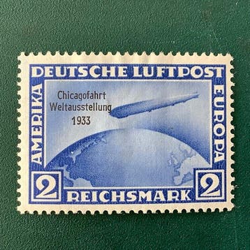 Duitse Rijk 1933 - 2 Mark Chicagofarth - MH - Michel 497, Gestempeld
