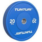 Tunturi Platinum Bumper Plate Blue, 20kg, Sport en Fitness, Fitnessmaterialen, Verzenden, Nieuw