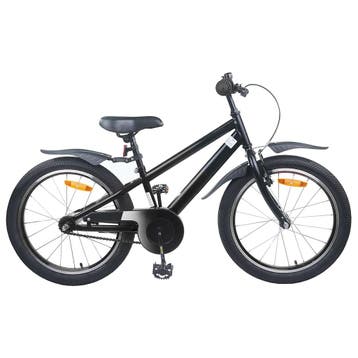 vidaXL Kinderfiets 18 Inch voor 5-7 jaar Zwart, Verzenden, Nieuw