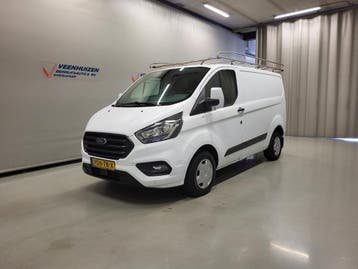Ford Transit Custom 2.0TDCI 130pk Imperiaal Euro 6!, Gebruikt, Euro 6, Wit, Ford
