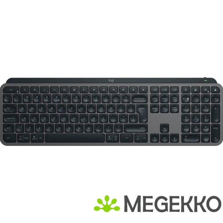 Logitech MX Keys S Draadloos Toetsenbord Grafiet, Computers en Software, Toetsenborden, Nieuw, Verzenden