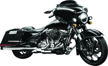 Kuryakyn Smooth Windshield Trim 96-13 Touring Gloss Black, Ophalen of Verzenden, Nieuw