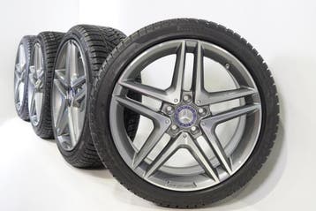 Mercedes A B CLA Klasse W176 W117 W246  18 inch velgen Pirel, Auto-onderdelen, Banden en Velgen, 18 inch, Gebruikt, Velg(en), Winterbanden