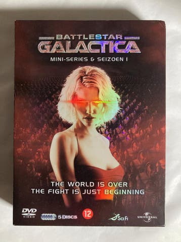 BATTLESTAR GALACTICA MINISERIES EN SEIZOEN 1 (DVD), Verzenden, Gebruikt