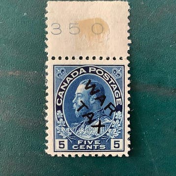 Canada 1915 - 5 cent War Tax - MNH - SG 44, Gestempeld