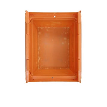 Distributiebak, 400x300x190 mm, euronorm, oranje kunststof,, Ophalen of Verzenden