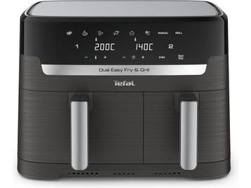 Tefal Easy Fry Dual XXL & Grill EY905B - Dubbele Airfryer -, Verzenden, Zo goed als nieuw