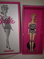 Mattel - Barbiepop 75 anniversary Barbie silkstone ponytail, Antiek en Kunst