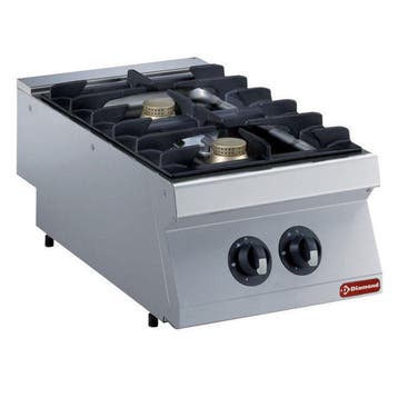 Diamond Gasfornuis | 2 Vuren (2x 5,5 kW) | Gietijzer | Vloei, Ophalen of Verzenden, Nieuw in verpakking
