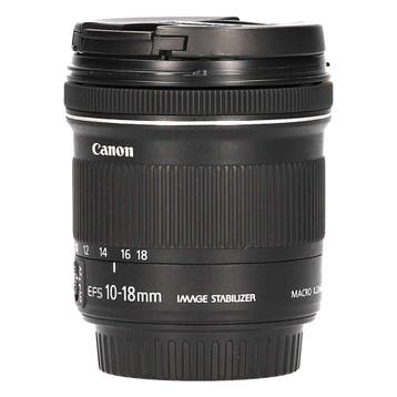 Canon EF-S 10-18mm f/4.5-5.6 IS STM met garantie, Audio, Tv en Foto, Fotografie | Lenzen en Objectieven, Ophalen of Verzenden