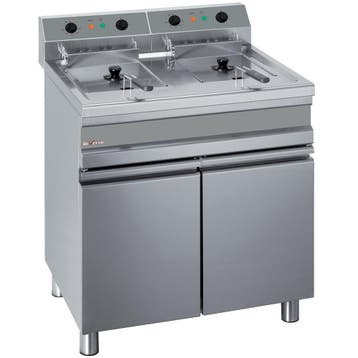 Diverso by Diamond Friteuse | Elektrisch | 14+14L | 100°C/19, Ophalen of Verzenden, Nieuw in verpakking