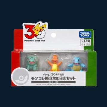 Pokémon 30th Anniversary Bulbasaur, Charmander &amp; Squirtle, Ophalen of Verzenden, Nieuw, Overige typen