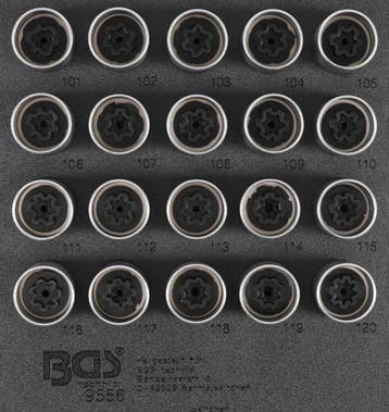 Bgs Technic Rim Lock dop Set voor Opel, Vauxhall (Version..., Verzenden, Nieuw