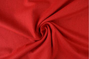 Wol 380 g/m² Rood - rol 30 meter, Verzenden, Nieuw, Rood
