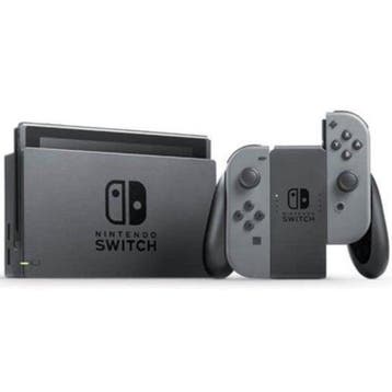 Nintendo Switch Console Set Grijs V1 (Nette Staat) - Unpa..., Spelcomputers en Games, Ophalen of Verzenden, Zo goed als nieuw