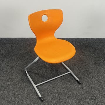 Oranje Schoolstoel - PantoSwing Lupo | M Kuipzitting, Huis en Inrichting, Stoelen, Ophalen of Verzenden, Gebruikt