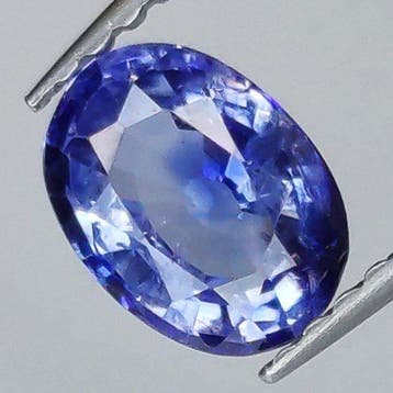 Blauw Saffier - 1.07 ct - Antwerp Laboratory for Gemstone, Nieuw