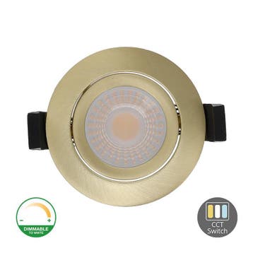 LED INBOUWSPOT | MIRAN | SLIM-FIT | 5W/7W | D2W + CCT-SWITCH, Ophalen of Verzenden, Nieuw, Plafondspot of Wandspot