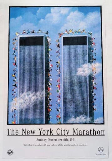 Dave Cutler - The New York City Marathon poster  Wall Trade